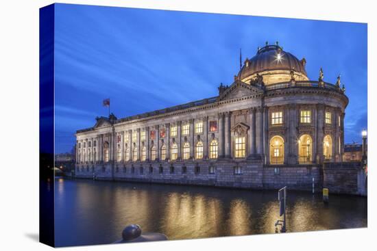 The Bode Museum on the Museum's Island in the Centre of Berlin. the River Spree in the Foreground.-David Bank-Premier Image Canvas