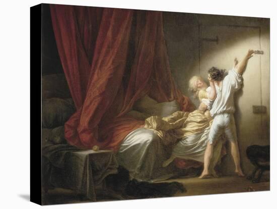 The Bolt-Jean-Honoré Fragonard-Stretched Canvas