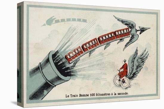 The Bomb Train - 100 Kilometres Per Second-null-Premier Image Canvas