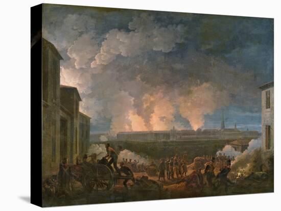 The Bombardment of Vienna by the French Army, 11th May 1809-Baron Louis Albert Bacler D'albe-Premier Image Canvas