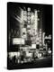 The Booth Theatre at Broadway - Urban Street Scene by Night with a NYPD Police Car - Manhattan-Philippe Hugonnard-Premier Image Canvas