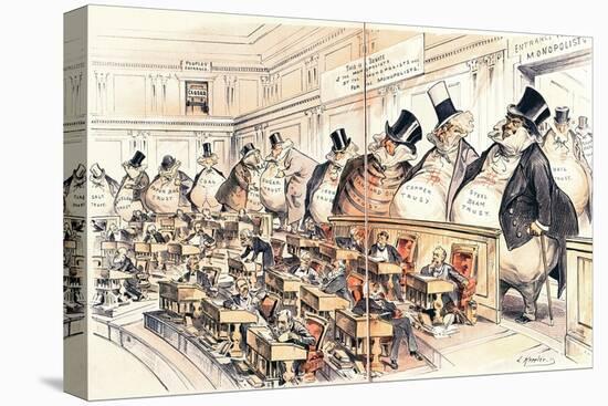 The Bosses of the Senate from the American Magazine 'Puck', January 23rd 1889-Joseph Keppler-Premier Image Canvas