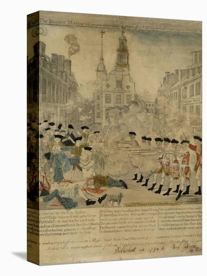 The Boston Massacre Engraving-Paul Revere-Premier Image Canvas