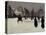 The Boulevard De Clichy under Snow-Norbert Goeneutte-Premier Image Canvas