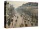 The Boulevard Montmartre on a Winter Morning-Camille Pissarro-Premier Image Canvas