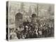 The Boulevards, Paris, on New Year's Day-Jules Pelcoq-Premier Image Canvas