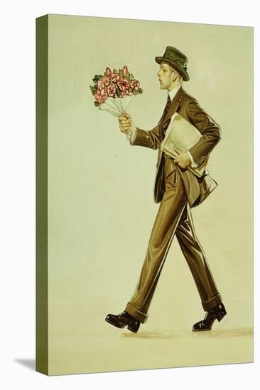 The Bouquet, (Oil on Canvas)-Joseph Christian Leyendecker-Premier Image Canvas