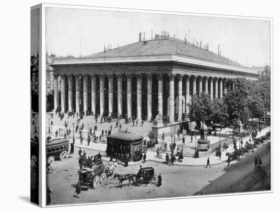 The Bourse, Paris, Late 19th Century-John L Stoddard-Premier Image Canvas