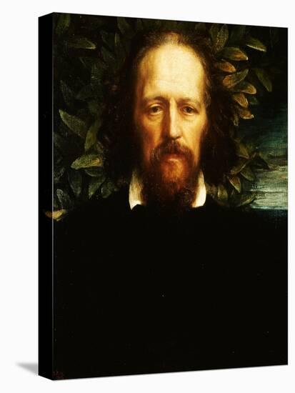 The "Bowman" Portrait of Alfred, Lord Tennyson, as Poet Laureate, 1864-George Frederick Watts-Premier Image Canvas