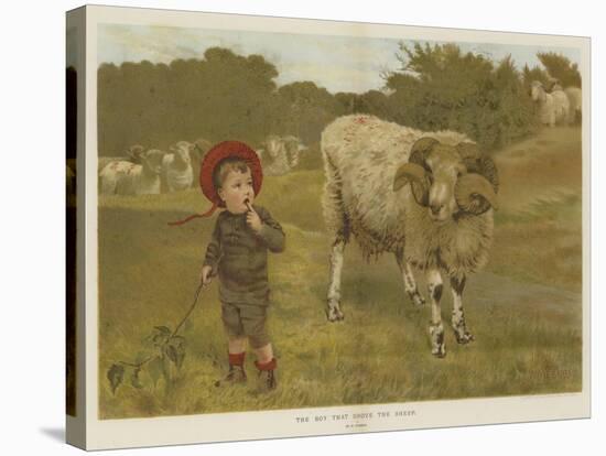 The Boy That Drove the Sheep-William Weekes-Premier Image Canvas