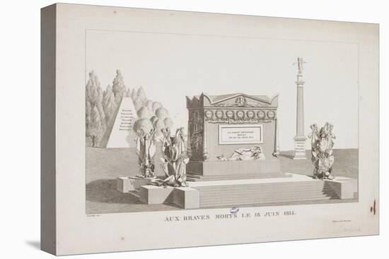 The Brave Dead of the 18 June 1815, 1815-Hippolyte Lecomte-Premier Image Canvas