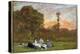 The Breakfast on the Grass 'Painting by Eugene Louis Boudin (1824-1898) 1866 Sun. 0,17X0,25 M Paris-Eugene Louis Boudin-Premier Image Canvas