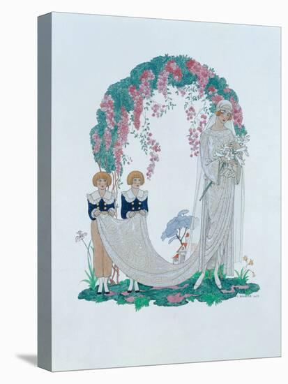 The Bride, 1920 pen, ink and watercolor-Georges Barbier-Premier Image Canvas