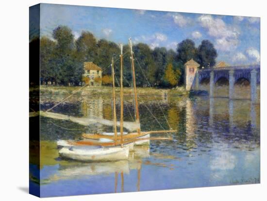 The Bridge at Argenteuil, 1874-Claude Monet-Premier Image Canvas