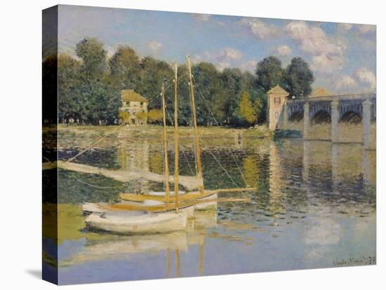 The Bridge at Argenteuil, 1874-Claude Monet-Premier Image Canvas