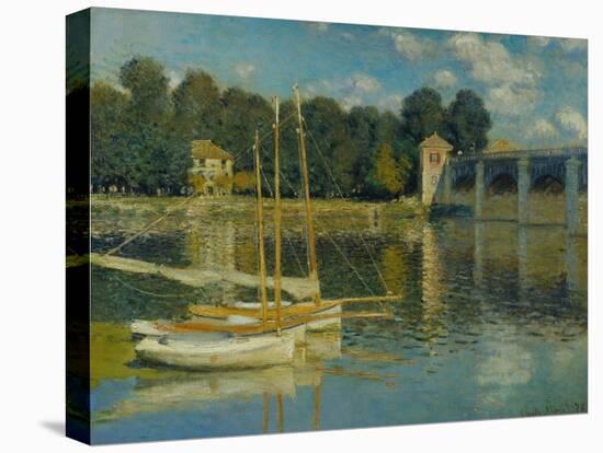 The Bridge at Argenteuil, 1874-Claude Monet-Premier Image Canvas