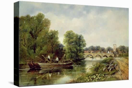 The Bridge at Henley-On-Thames-Frederick Waters Watts-Premier Image Canvas