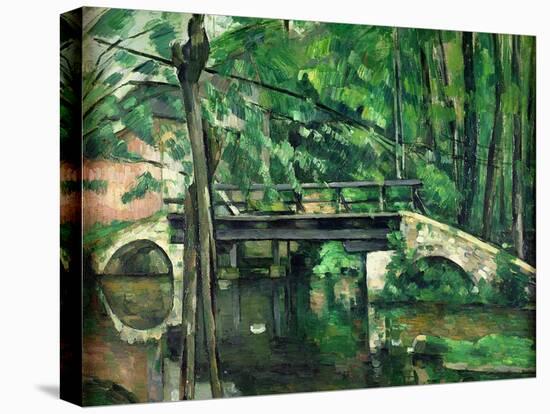 The Bridge at Maincy, or the Bridge at Mennecy, or the Little Bridge, circa 1879-Paul Cézanne-Premier Image Canvas