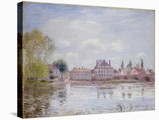 The Bridge at Moret-Sur-Loing, 1890-Alfred Sisley-Premier Image Canvas