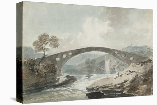 The Bridge at Pontypridd-J. M. W. Turner-Premier Image Canvas
