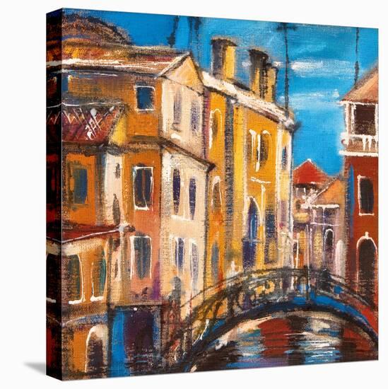 The Bridge From Ancient Venice-balaikin2009-Stretched Canvas