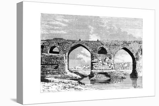 The Bridge of Dezful, Iran, 1895-Armand Kohl-Premier Image Canvas