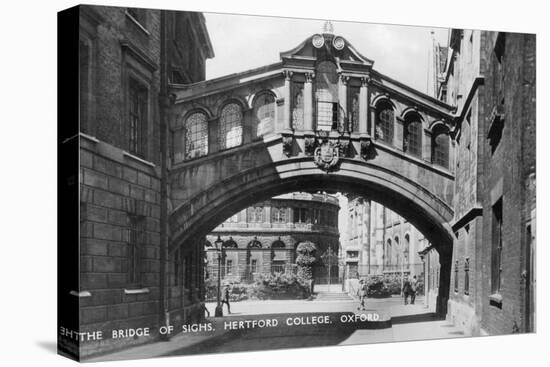The Bridge of Sighs, Hertford College, Oxford University, Oxford, Early 20th Century-null-Premier Image Canvas