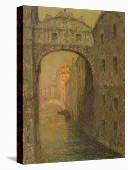 The Bridge of Sighs, Venice, C.1918 (Oil on Canvas)-Henri Eugene Augustin Le Sidaner-Premier Image Canvas