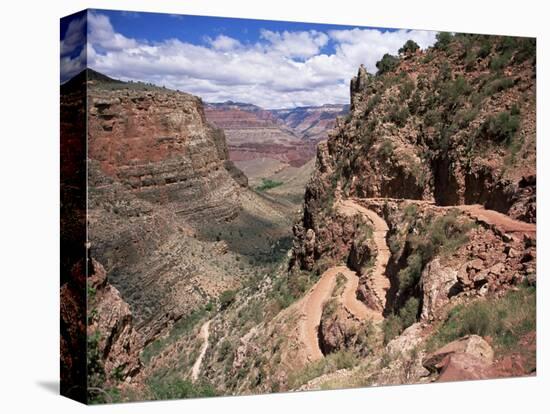 The Bright Angel Trail, Beneath the South Rim, Grand Canyon National Park, Arizona, USA-Ruth Tomlinson-Premier Image Canvas