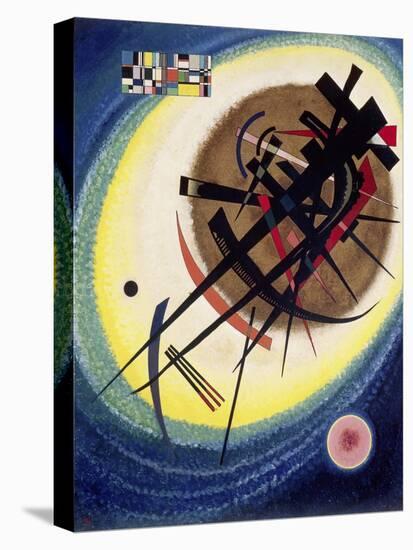 The Bright Oval-Wassily Kandinsky-Stretched Canvas