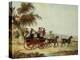 The Brighton - London Coach on the Open Road, 1831-John Frederick Herring I-Premier Image Canvas