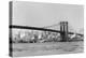 The Brooklyn Bridge Spans the East River, Ca. 1910-null-Premier Image Canvas