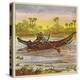 The Brothers Bold Travelling on the Nile by Crocodile-Ernest Henry Griset-Premier Image Canvas