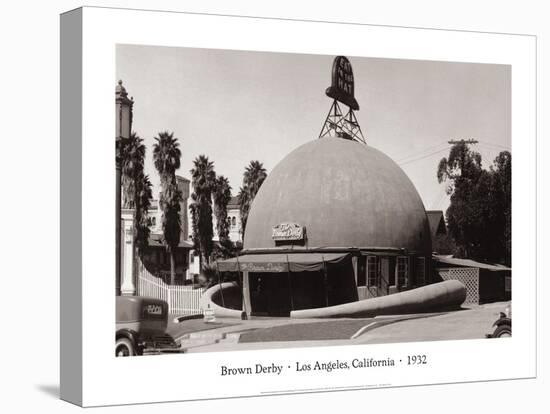 The Brown Derby, Los Angeles, California, 1932-null-Stretched Canvas