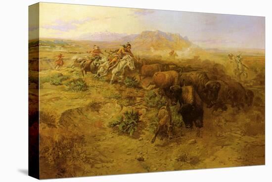 The Buffalo Hunt No.2, 1900-Charles Marion Russell-Premier Image Canvas