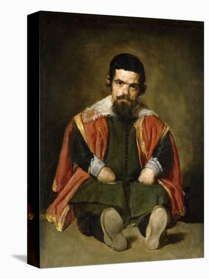 The Buffoon Sebastian De Morra, 1643-1649-Diego Velazquez-Premier Image Canvas