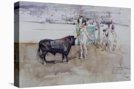 The Bull Ring, Algeciras, 1891-Joseph Crawhall-Premier Image Canvas
