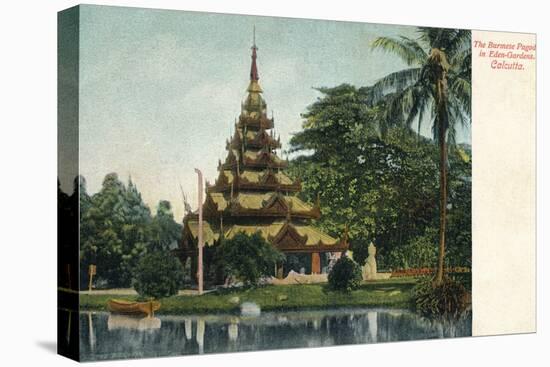 'The Burmese Pagoda in Eden-Gardens. Calcutta', c1900-Unknown-Premier Image Canvas