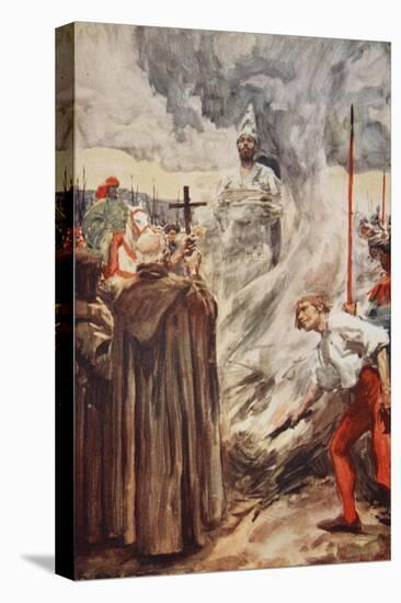 The Burning of John Huss on July 6th 1415-Arthur C. Michael-Premier Image Canvas