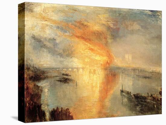 The Burning of the Houses of Parliament, 1834-Vladimir Lukich Borovikovsky-Premier Image Canvas