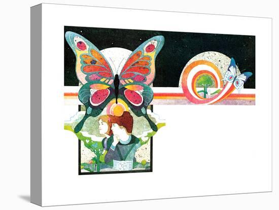 The Butterflies of Eden - Child Life-Len Ebert-Premier Image Canvas