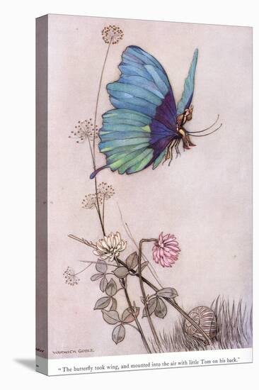 The Butterfly Took Wing-Warwick Goble-Premier Image Canvas