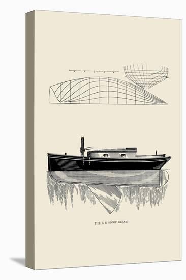 The C.B. Sloop Gleam-Charles P. Kunhardt-Stretched Canvas