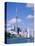 The C.N.Tower and the Toronto Skyline, Ontario, Canada-Roy Rainford-Premier Image Canvas