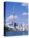 The C.N.Tower and the Toronto Skyline, Ontario, Canada-Roy Rainford-Premier Image Canvas