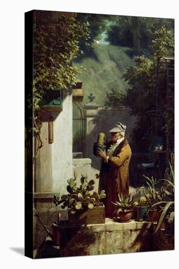 The Cactus Lover. before 1858-Carl Spitzweg-Premier Image Canvas