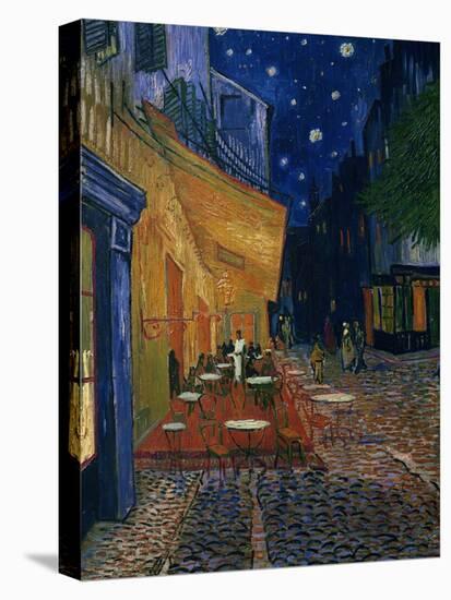 The Cafe Terrace on the Place du Forum, Arles, at Night, c.1888-Vincent van Gogh-Premier Image Canvas