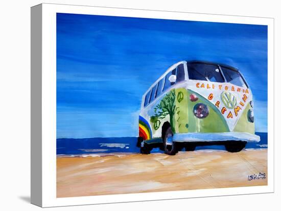 The California Dreaming Surf Bus-M Bleichner-Stretched Canvas