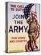 The Call to Duty for Home and Country Poster-null-Premier Image Canvas
