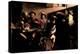 The Calling of Saint Mathew-Caravaggio-Stretched Canvas